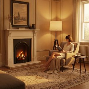 Friendly accountant consulting with a small business owner in a modern office, emphasizing trust and professionalism