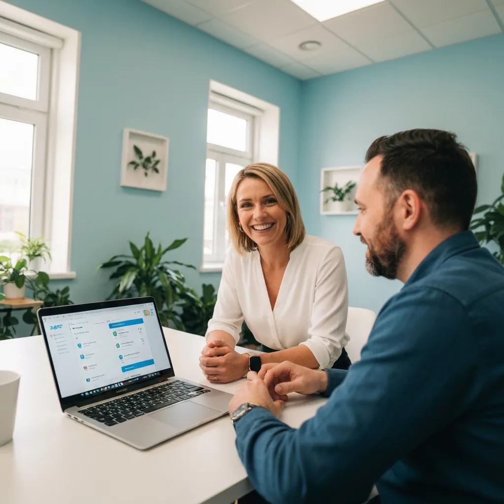 One-on-one Xero training session helping staff build confidence and practical skills